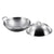 Soga 2 X 3 Ply 38cm Stainless Steel Double Handle Wok Frying Fry Pan Skillet With Lid