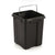Soga 4 X 12 L Foot Pedal Stainless Steel Rubbish Recycling Garbage Waste Trash Bin Square Green