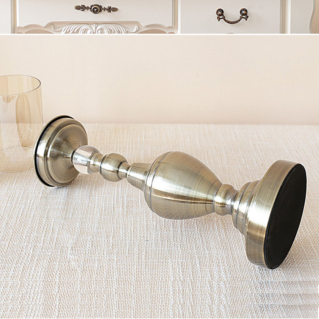 Soga 43.3cm Glass Candlestick Candle Holder Stand Pillar Glass/Iron Metal