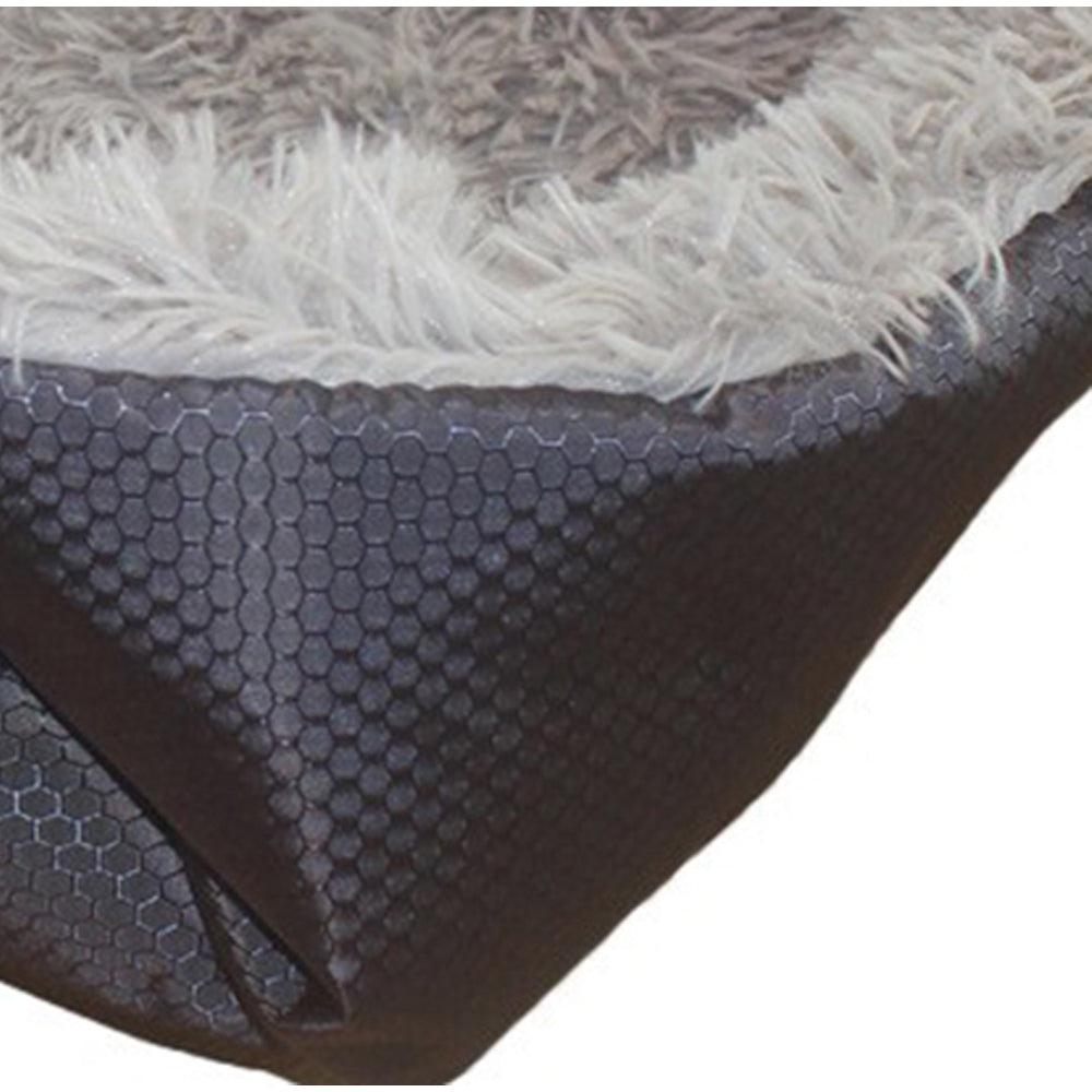 Soga 2 X Black Dual Purpose Cushion Nest Cat Dog Bed Warm Plush Kennel Mat Pet Home Travel Essentials