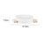 2X White 360 Degree Wall-Mounted Rotating Bathroom Organiser Corner Vanity Rack Toilet Adhesive Storage Shelf
