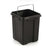 Soga 2 X 12 L Foot Pedal Stainless Steel Rubbish Recycling Garbage Waste Trash Bin Square Blue