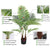 Soga 165cm Artificial Swallowtail Sunflower Fake Decoration Tree Flower Pot Plant