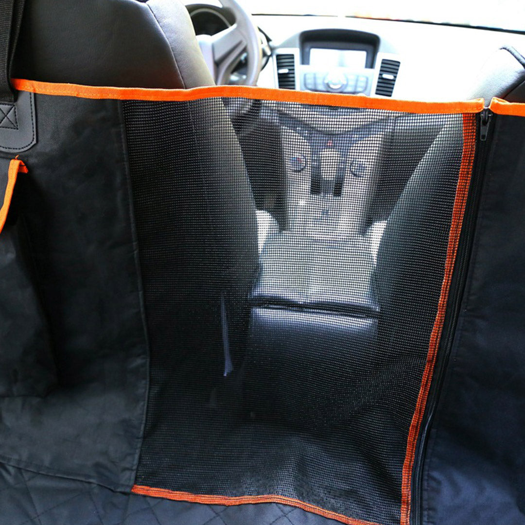 Soga 2 X 600 D Oxford Cloth Waterproof Dog Car Cover Back Seat Protector Hammock Pet Mat Black
