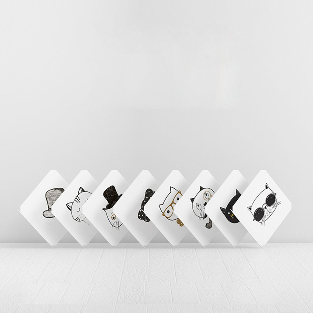 8 Cubes Black Portable Wardrobe Divide-Grid Modular Storage Organiser Foldable Closet