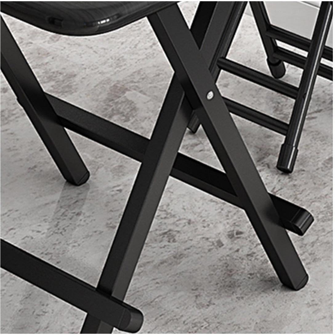 2X Black Portable Table Foldable Multifunctional Furniture Home Decor