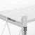 Soga 2 X 4 Tier Steel White Foldable Kitchen Cart Multi Functional Shelves Portable Storage Organizer With Wheels