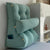 Soga 4 X 60cm Green Triangular Wedge Lumbar Pillow Headboard Backrest Sofa Bed Cushion Home Decor
