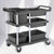 Soga 2 X 3 Tier Commercial Soiled Food Trolley Dirty Plate Cart Five Buckets Kitchen Food Utility