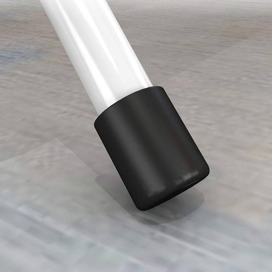 2X White Portable Square Table Standing Legs Foldable Furniture Home Decor