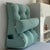 Soga 2 X 60cm Green Triangular Wedge Lumbar Pillow Headboard Backrest Sofa Bed Cushion Home Decor