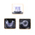 Grey Stripe Inflatable Car Mattress Portable Camping Rest Air Bed Travel Compact Sleeping Kit Essentials