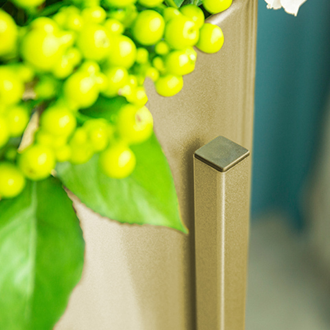 Soga 45 Cm Gold Metal Plant Stand With Flower Pot Holder Corner Shelving Rack Indoor Display