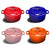 Soga 2 X Cast Iron 26cm Enamel Porcelain Stewpot Casserole Stew Cooking Pot With Lid Red
