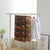 2X Coffee Double Sided Hanging Storage Bag Underwear Bra Socks Mesh Pocket Hanger Home Organiser