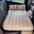 Beige Ripple Inflatable Car Mattress Portable Camping Air Bed Travel Sleeping Kit Essentials