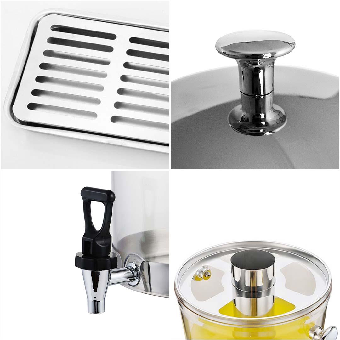 Soga Dual 8 L Juicer Water Milk Coffee Pump Beverage Drinking Utensils