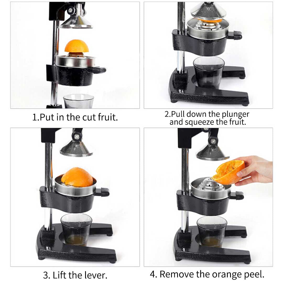 Soga 2 X Commercial Manual Juicer Hand Press Juice Extractor Squeezer Orange Citrus Green