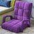 Soga Foldable Lounge Cushion Adjustable Floor Lazy Recliner Chair With Armrest Purple