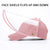 4 X Outdoor Protection Hat Anti Fog Pollution Dust Protective Cap Full Face Hd Shield Cover Kids Pink