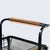 Soga 2 X 3 Tier Steel Black Adjustable Kitchen Cart Multi Functional Shelves Portable Storage Organizer With Wheels