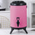 Soga 4 X 14 L Stainless Steel Insulated Milk Tea Barrel Hot And Cold Beverage Dispenser Container With Faucet Pink