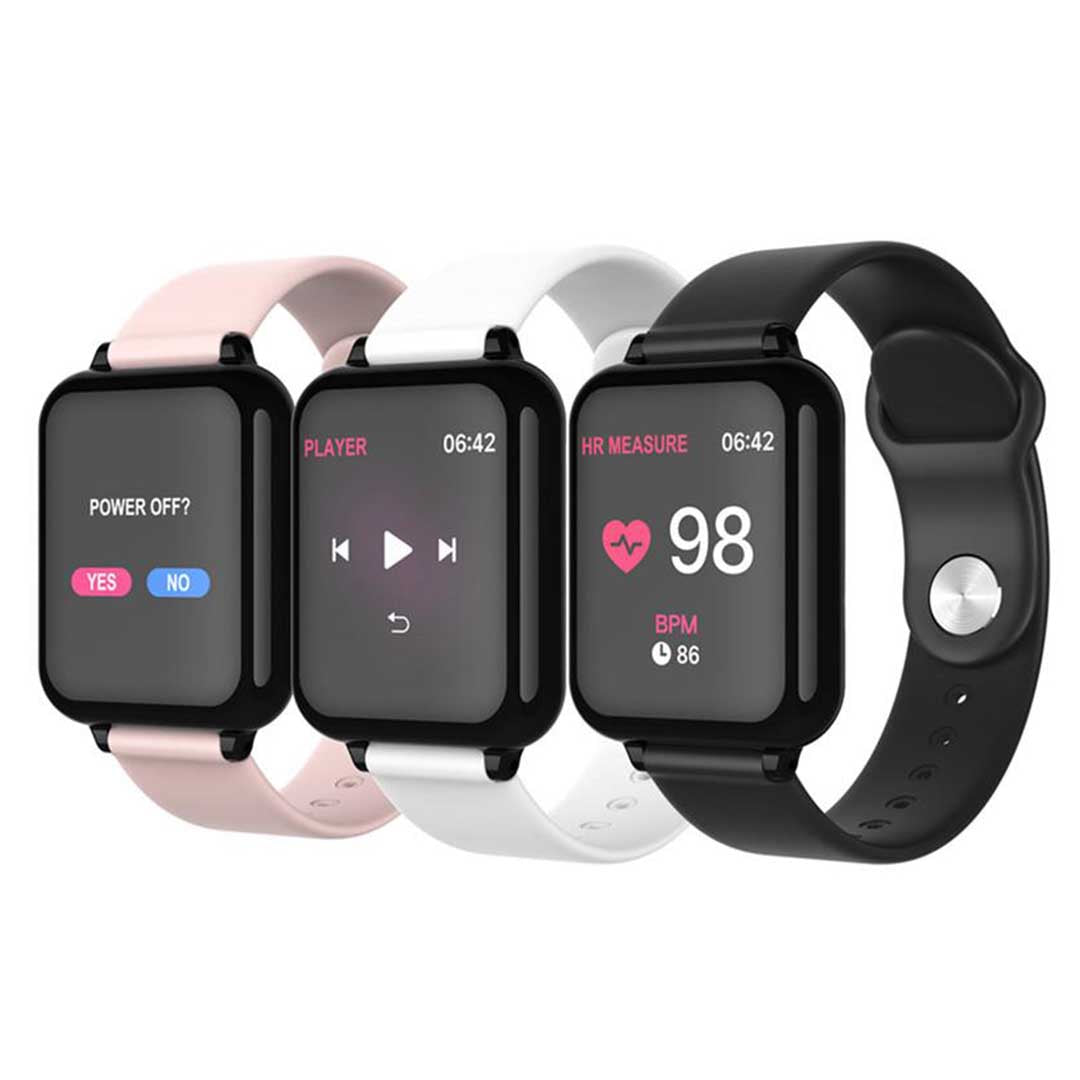 Soga Waterproof Fitness Smart Wrist Watch Heart Rate Monitor Tracker Black
