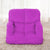 Soga 2 X Foldable Lounge Cushion Adjustable Floor Lazy Recliner Chair With Armrest Purple