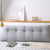 Soga 150cm Silver Triangular Wedge Bed Pillow Headboard Backrest Bedside Tatami Cushion Home Decor