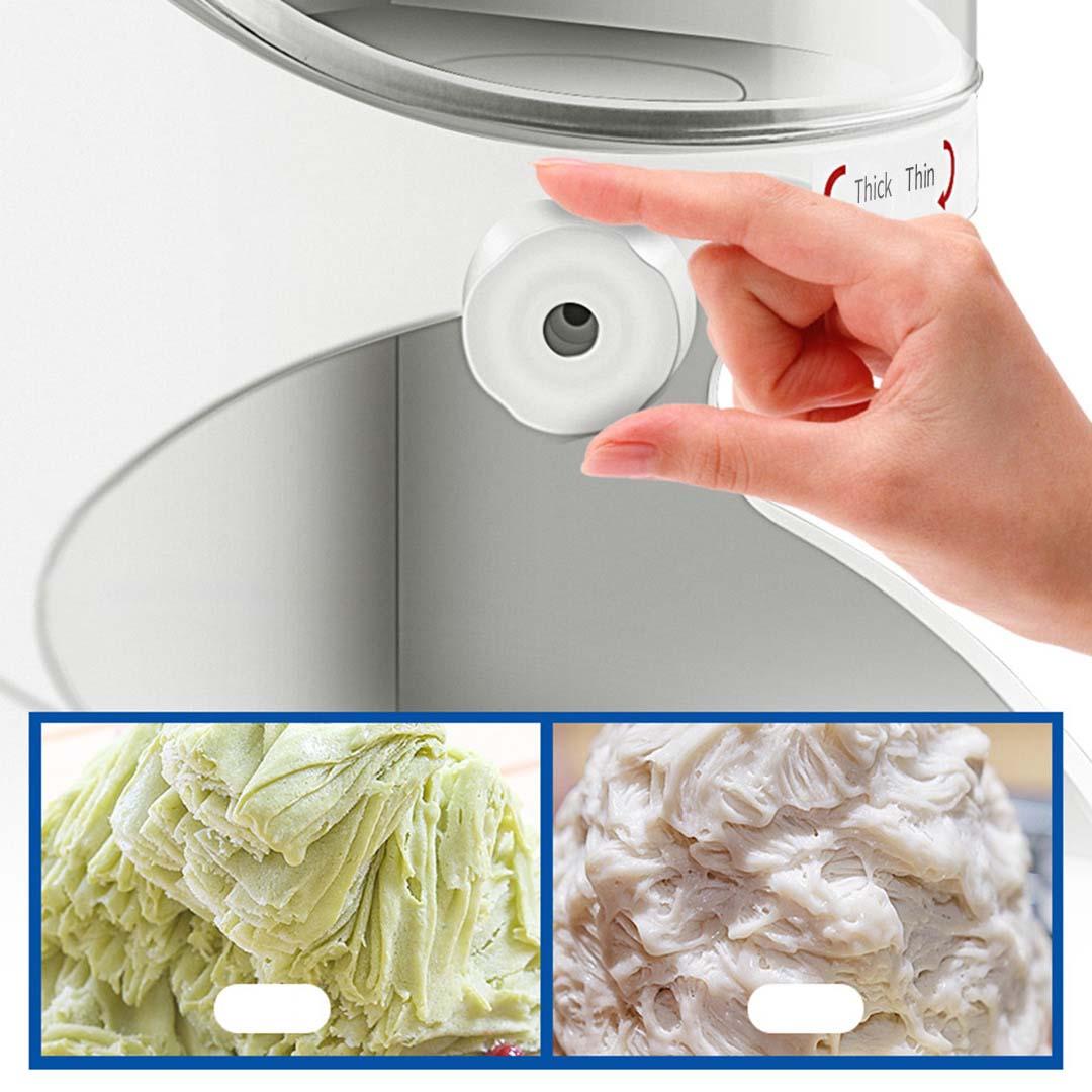 Soga 2 X 350 W Commercial Ice Shaver Crusher Machine Automatic Snow Cone Maker