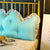 Soga 2 X 150cm Light Blue Princess Bed Pillow Headboard Backrest Bedside Tatami Sofa Cushion With Ruffle Lace Home Decor