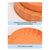 2X Orange 360 Degree Wall-Mounted Rotating Bathroom Organiser Corner Vanity Rack Toilet Adhesive Storage Shelf
