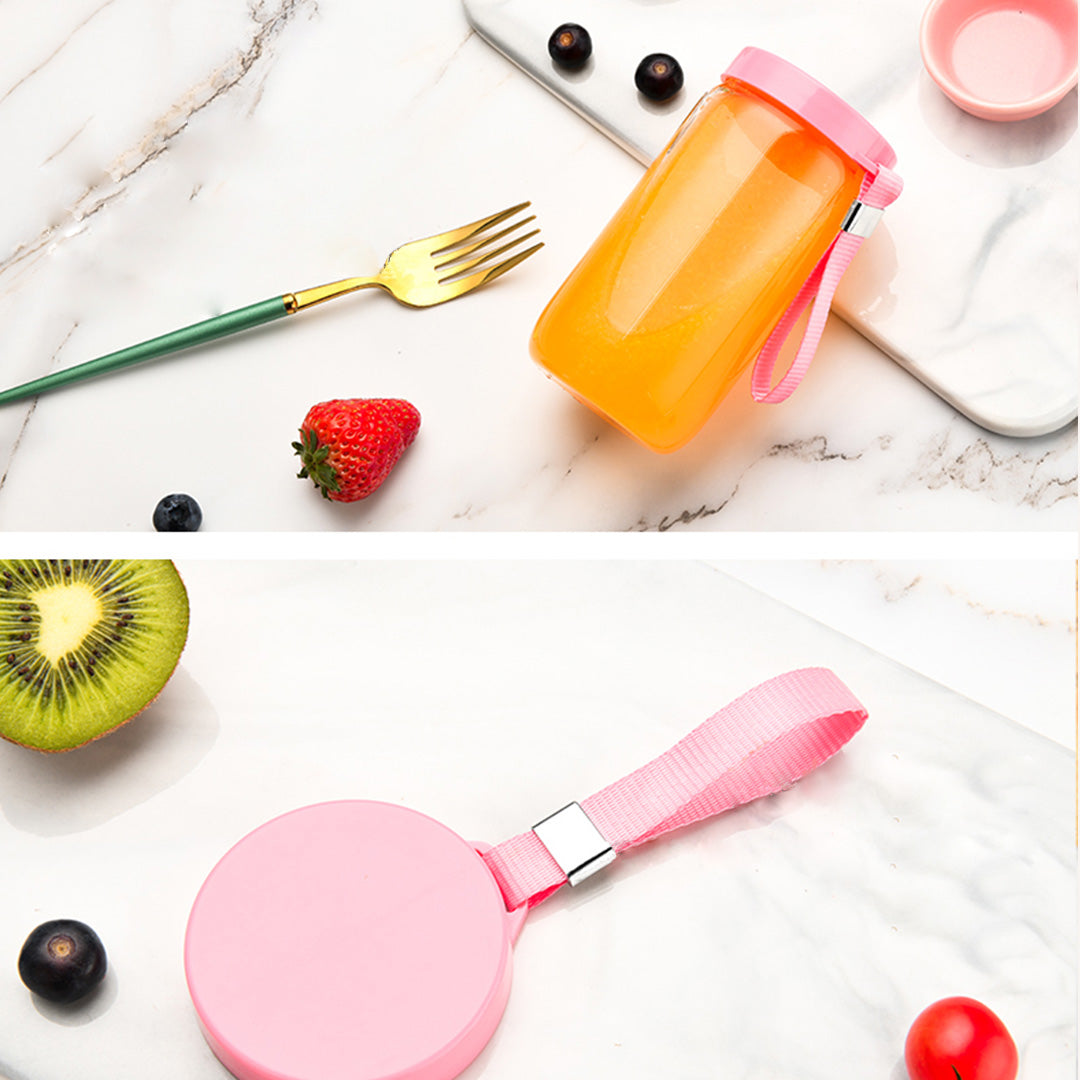 Soga 2 X Portable Mini Usb Rechargeable Handheld Juice Extractor Fruit Mixer Juicer White