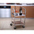 Soga 2 Tier 500x500x950 Stainless Steel Square Tube Drink Wine Food Utility Cart