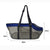 2X Grey Pet Carrier Bag Breathable Net Mesh Tote Pouch Dog Cat Travel Essentials