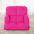 Soga 4 X Foldable Lounge Cushion Adjustable Floor Lazy Recliner Chair With Armrest Pink