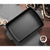 38cm Cast Iron Rectangle Bread Cake Baking Dish Lasagna Roasting Pan