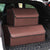 Soga 2 X Leather Car Boot Collapsible Foldable Trunk Cargo Organizer Portable Storage Box Coffee Large