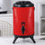 Soga 8 X 16 L Stainless Steel Insulated Milk Tea Barrel Hot And Cold Beverage Dispenser Container With Faucet Red