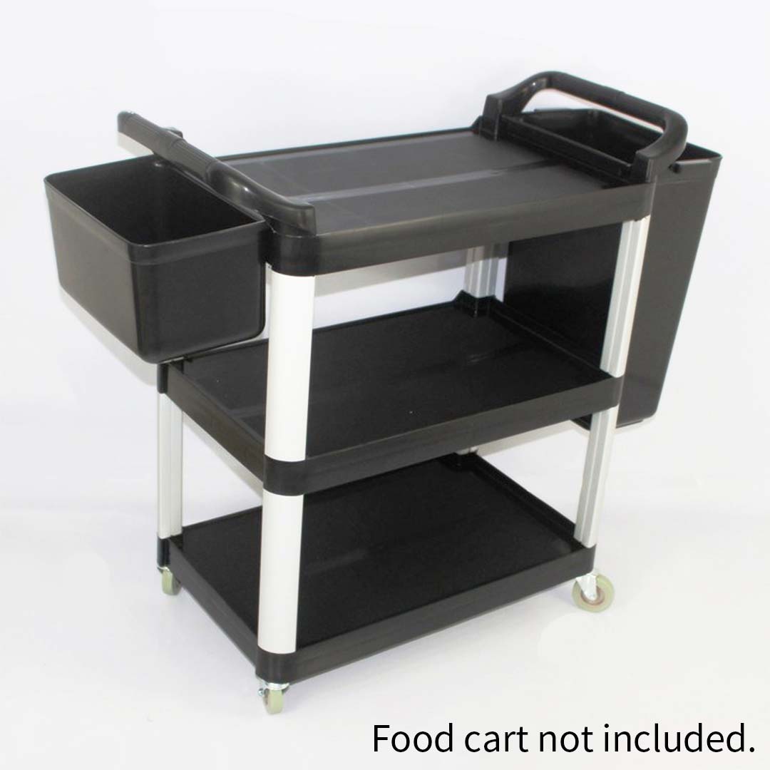 Soga 2 X Large Food Trolley Utility Cart Waste Storage Bin