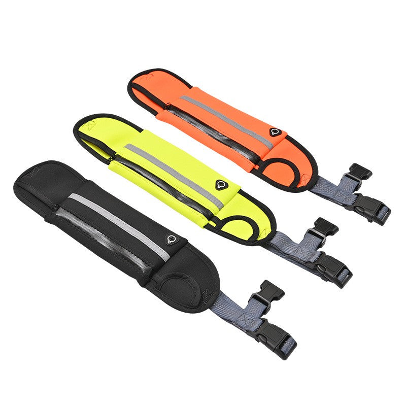 Soga Orange Adjustable Hands Free Pet Leash Bag Dog Lead Walking Running Jogging Pet Essentials