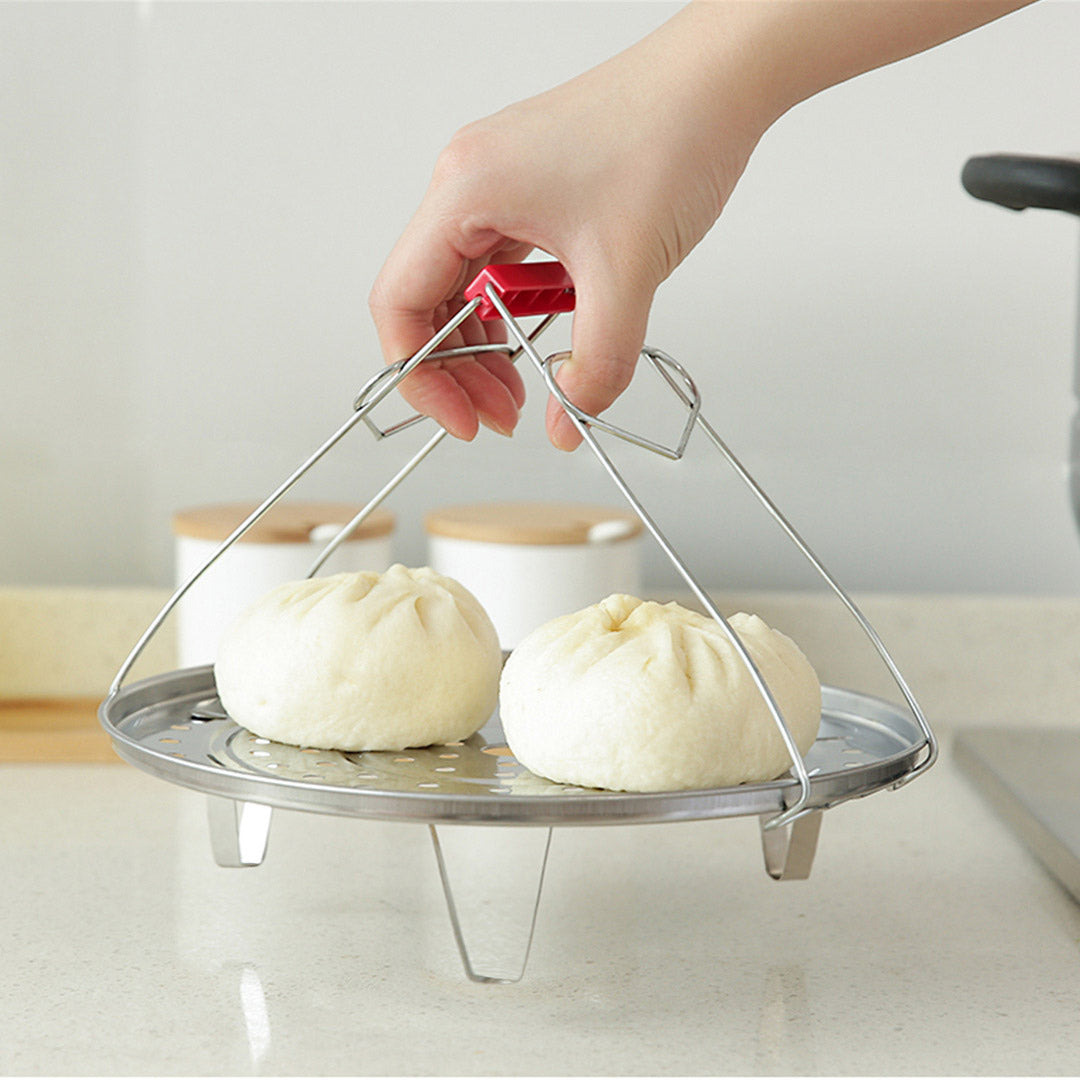 Soga 2 X 28cm Stainless Steel Steamer Insert Stock Pot Steaming Rack Stockpot Tray