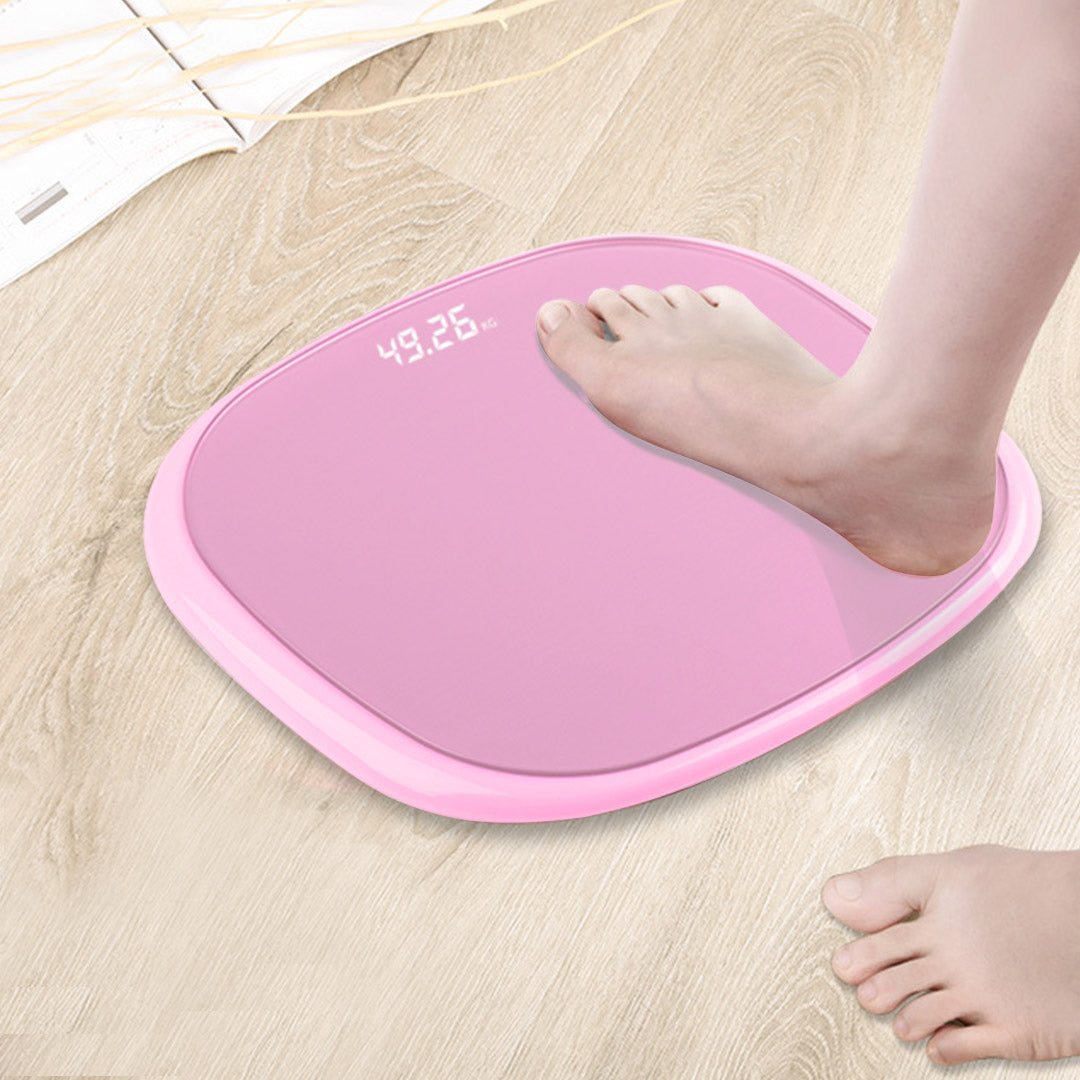 Soga 2 X 180kg Digital Lcd Fitness Electronic Bathroom Body Weighing Scale Pink