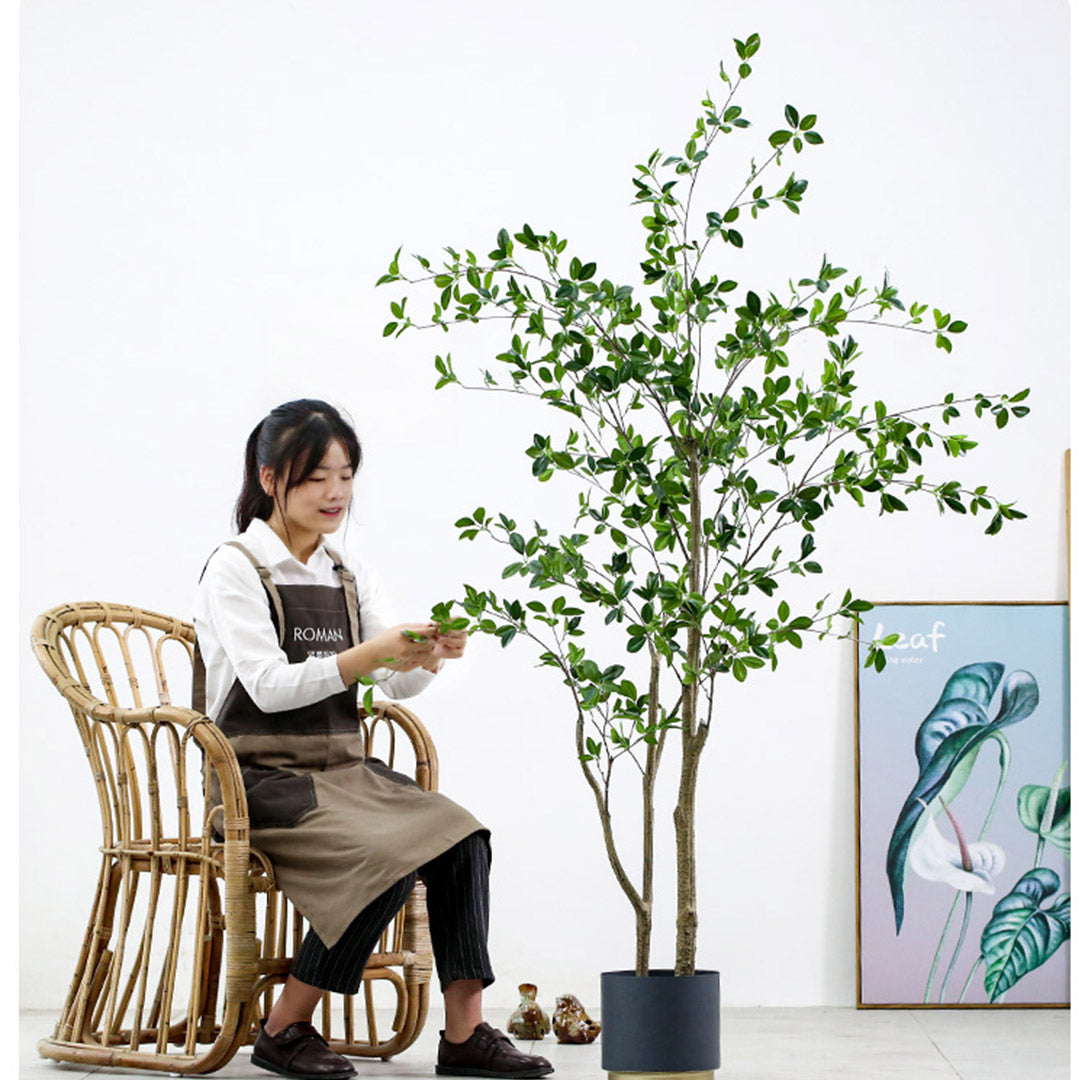 Soga 4 X 120cm Green Artificial Indoor Watercress Tree Fake Plant Simulation Decorative