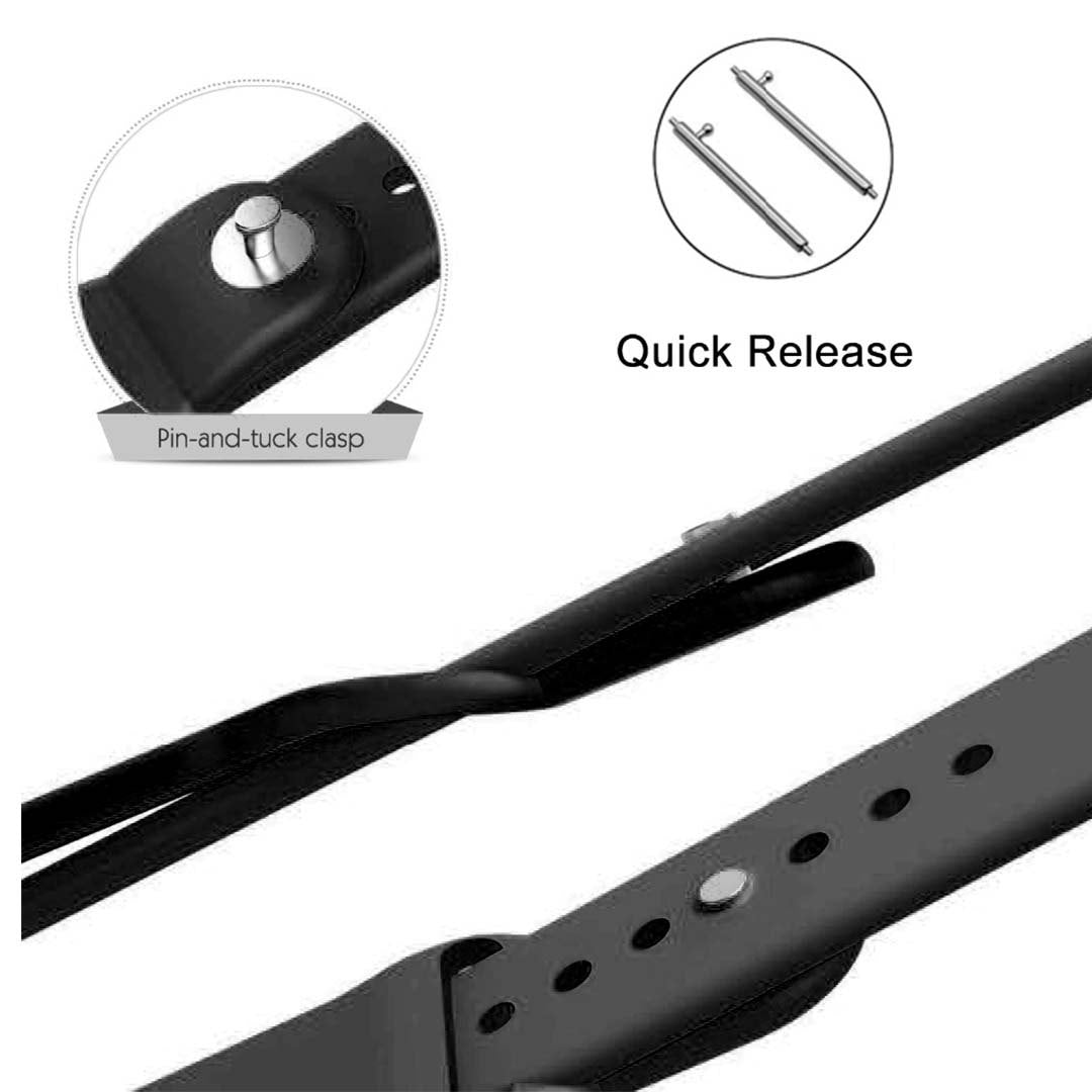 Soga Smart Sport Watch Model B57 C Compatible Wristband Replacement Bracelet Strap Black