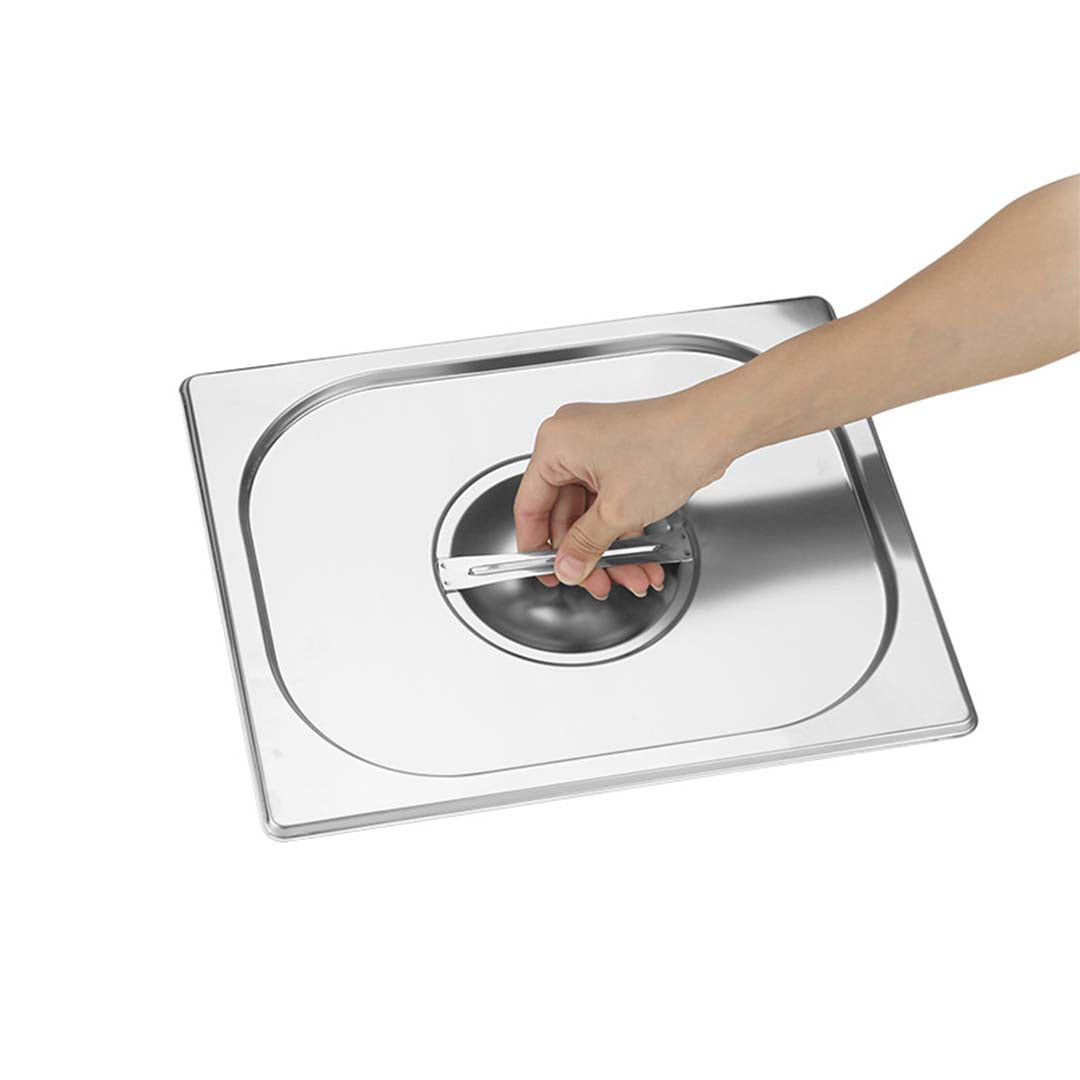 Soga 6 X Gastronorm Gn Pan Lid Full Size 1/2 Stainless Steel Tray Top Cover