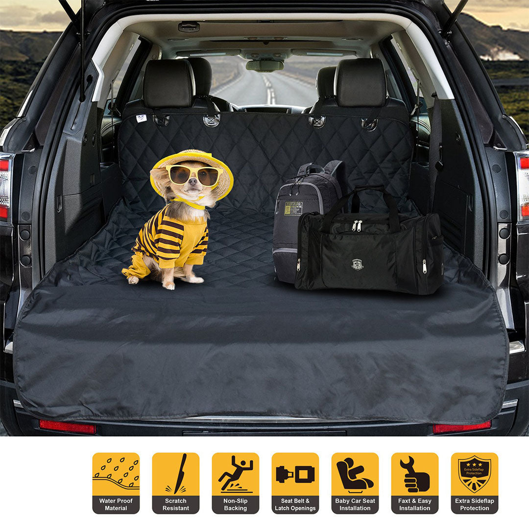 Soga Premium Car Trunk Pet Mat Boot Cargo Liner Waterproof Seat Cover Protector Hammock Non Slip Pet Travel Essentials
