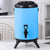 Soga 8 X 18 L Stainless Steel Insulated Milk Tea Barrel Hot And Cold Beverage Dispenser Container With Faucet Blue