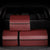 Soga 2 X Leather Car Boot Collapsible Foldable Trunk Cargo Organizer Portable Storage Box Red Small