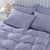 Royal Comfort Bamboo Cooling 2000TC 6-Piece Combo Set -Queen-Lilac Grey